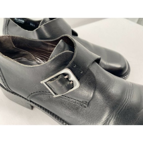Bally Pedrano Luxurious Black Leather Ankle Buckle Shoes Boots Men's Sz 9.5 US - Picture 10 of 12